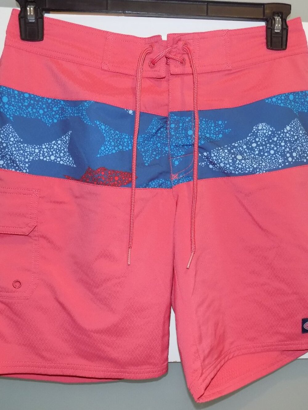 Vineyard Vines Pieced Fish Dots Performance Board Shorts Size 28 Men's